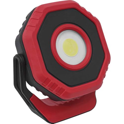 Rechargeable Pocket Floodlight with Magnet 360° 7W COB LED - Red von Sealey