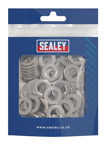 Sealey Edelstahl Flachscheibe DIN 125 - M10 A2-100 Stück - SSW10 von Sealey