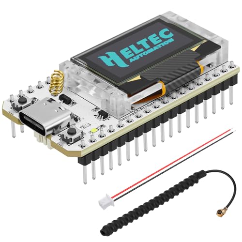 Seamuing ESP32 LoRa Entwicklungsplatine SX1262 863 928MHz WiFi Modul IoT Board Dual Core 240MHz geringer Stromverbrauch mit 0,96 Zoll OLED Display und Antenne für Arduino von Seamuing