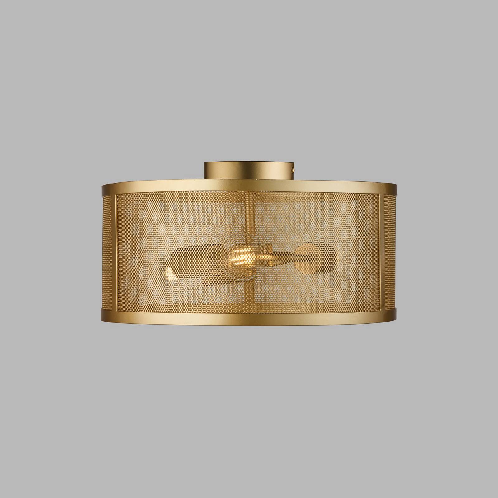 Deckenleuchte Fishnet, gold, Ø 45 cm Deckenleuchte Fishnet, gold, Ø 45 cm von Searchlight