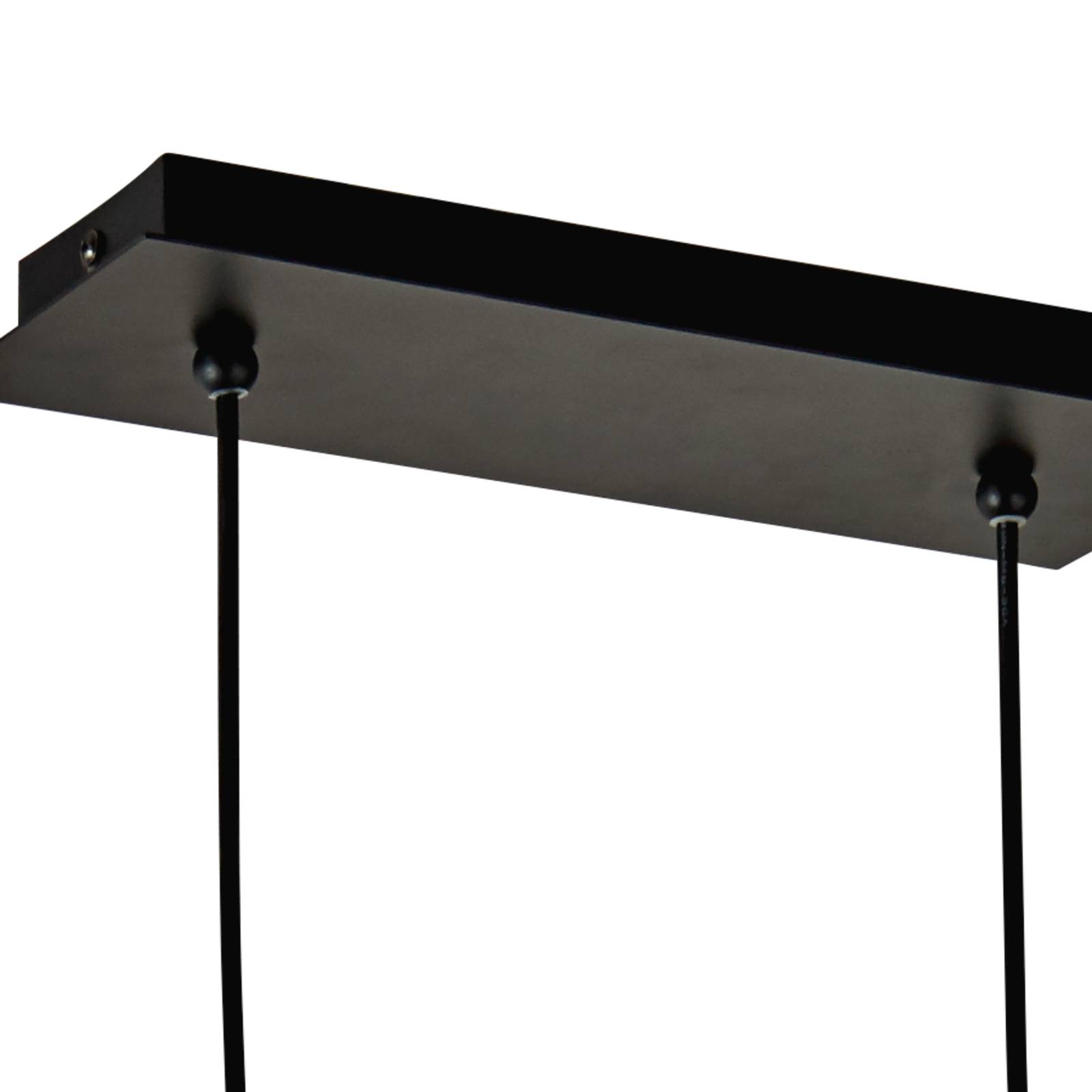 Hängeleuchte Voyager, 3-flammig, schwarz, Glas, 65 cm, E27 Hängeleuchte Voyager, 3-flammig, schwarz, Glas, 65 cm, E27 von Searchlight