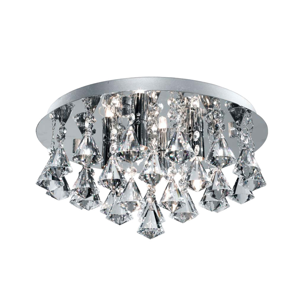 LED Deckenleuchte, Chrom, 38 cm, BATHROOM LED Deckenleuchte, Chrom, 38 cm, BATHROOM von Searchlight