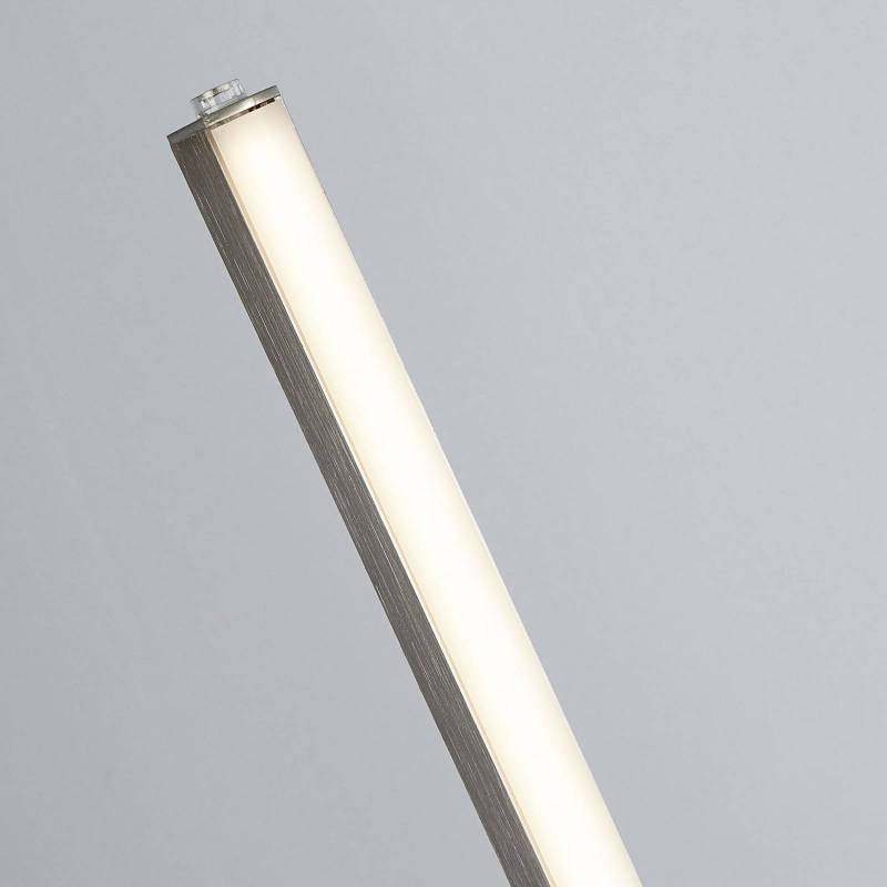 LED-Stehlampe Tribeca, silber/opalweiß, Metall, CCT, 150 cm von Searchlight