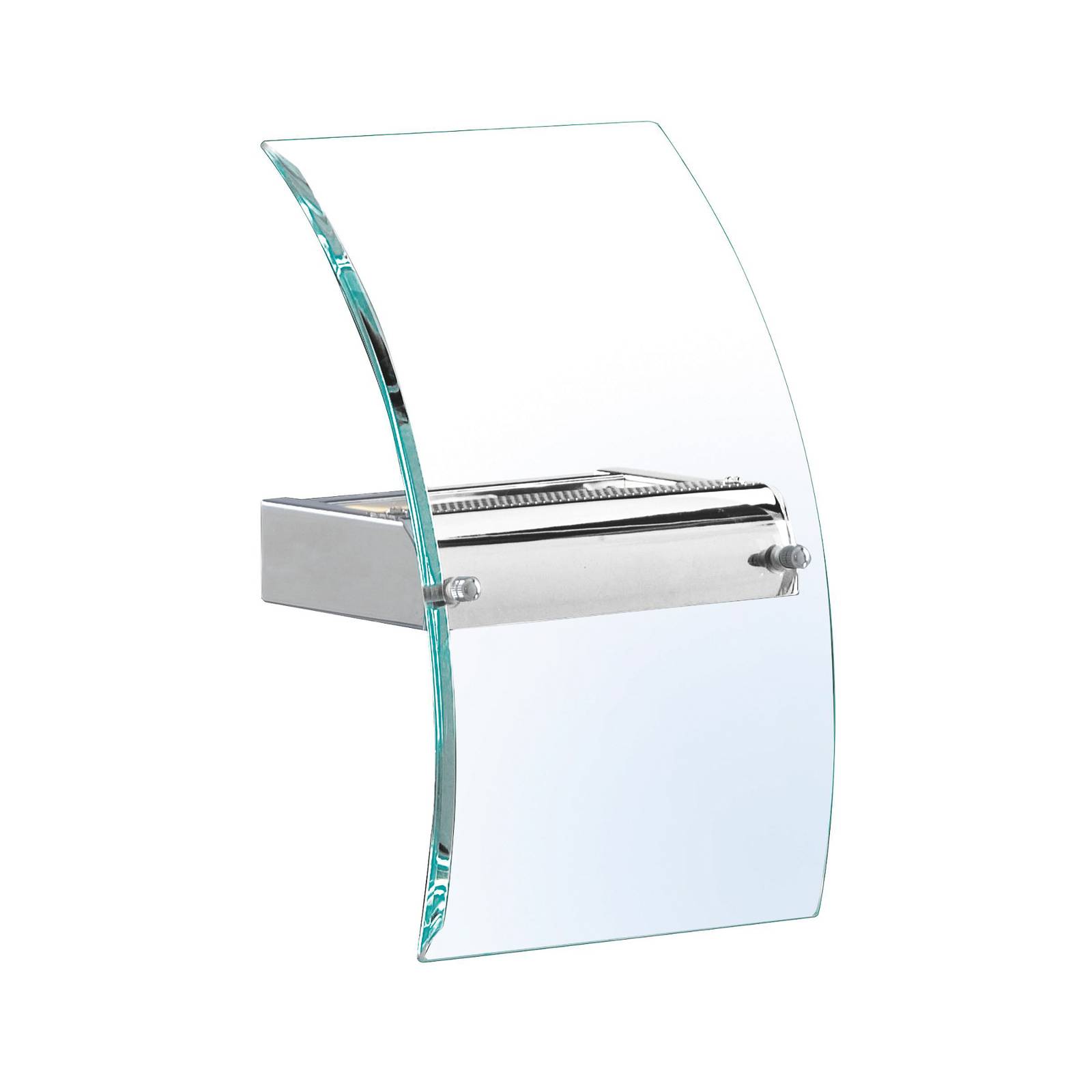 LED-Wandleuchte Corridor, chrom/klar, Glas, 29 cm hoch LED-Wandleuchte Corridor, chrom/klar, Glas, 29 cm hoch von Searchlight