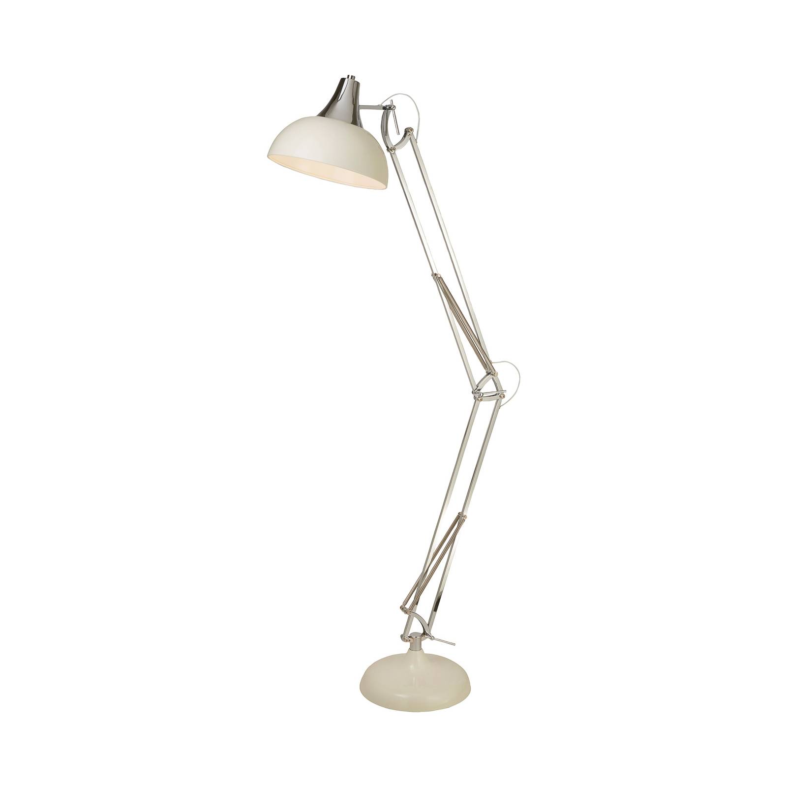 Stehleuchte Goliath, creme, Metall, E27, 170 cm, verstellbar Stehleuchte Goliath, creme, Metall, E27, 170 cm, verstellbar von Searchlight