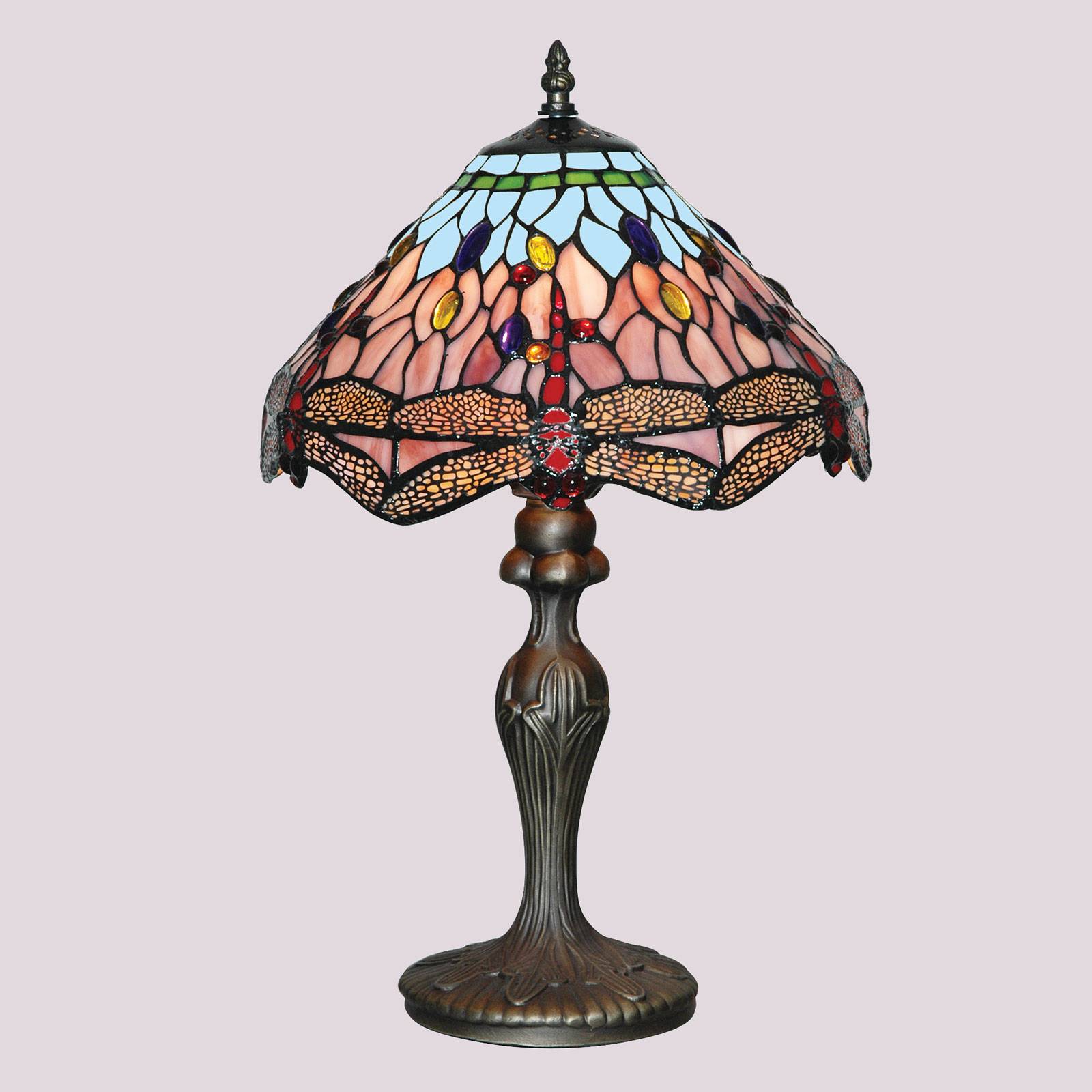 Tischleuchte Dragonfly im Tiffany-Stil von Searchlight