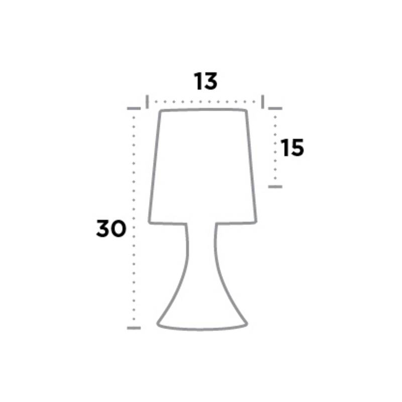 Tischleuchte Touch 3922, messing antik von Searchlight