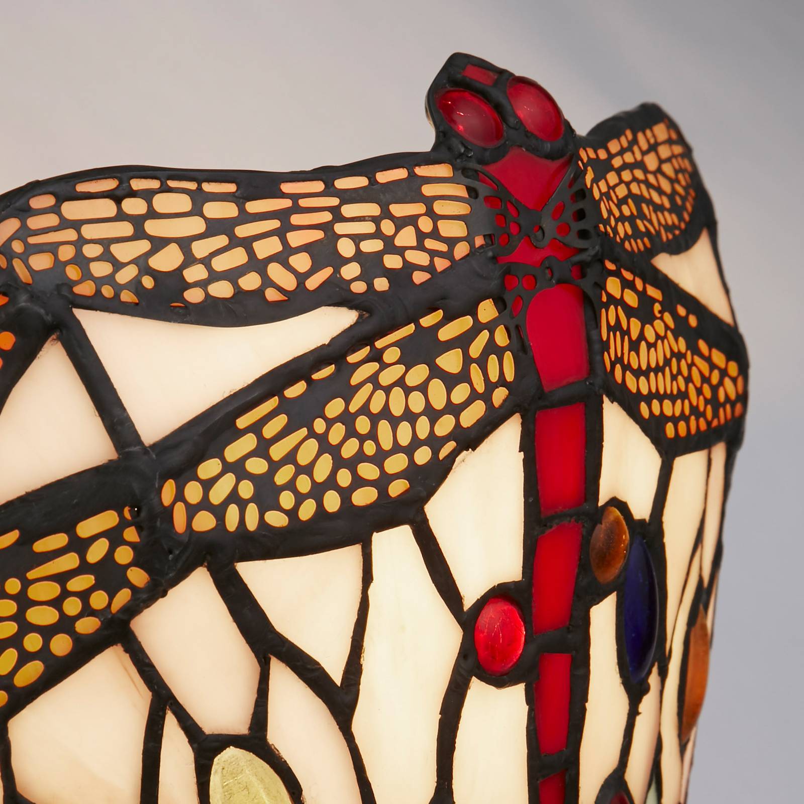 Wandleuchte Dragonfly im Tiffany-Stil Wandleuchte Dragonfly im Tiffany-Stil von Searchlight