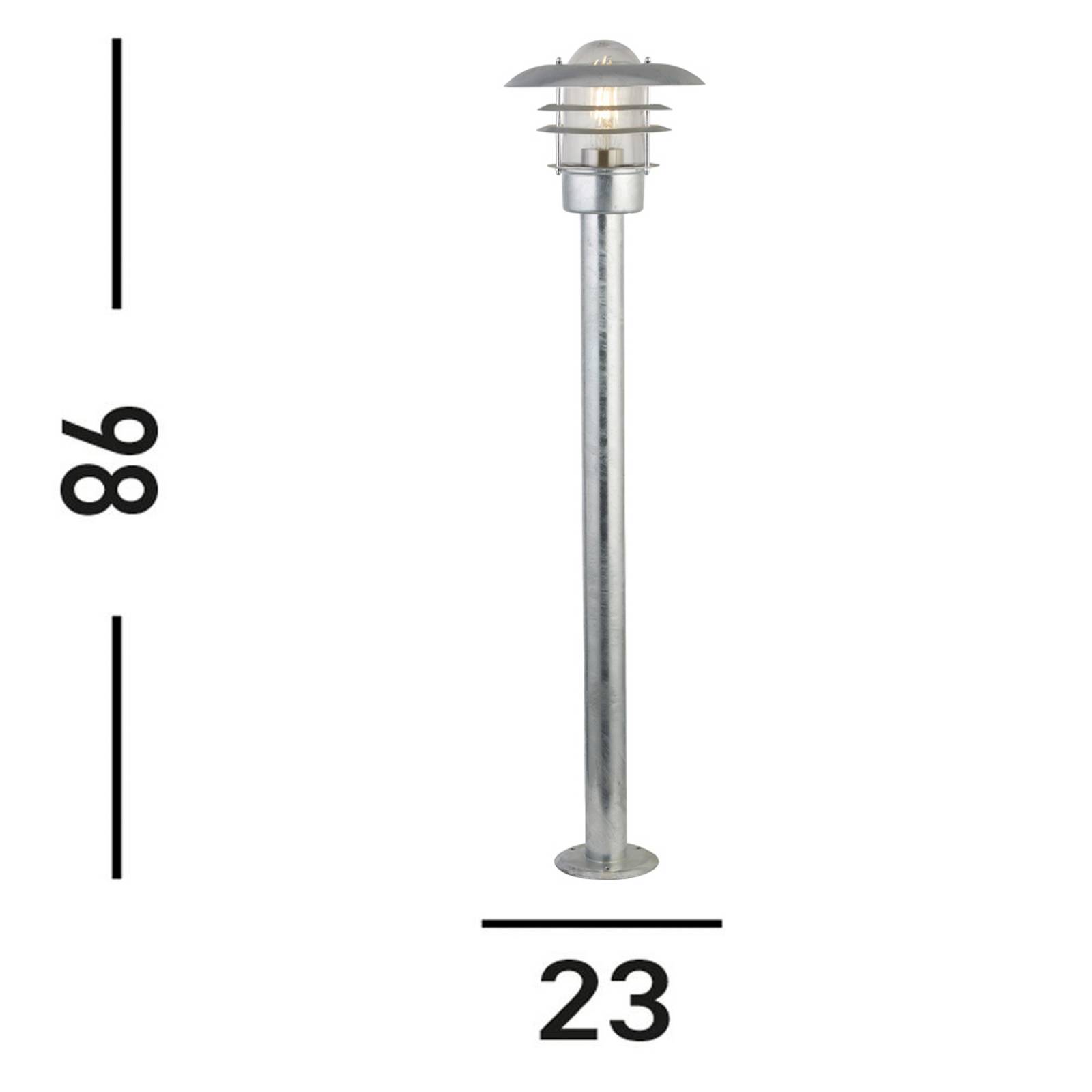 Wegeleuchte X Conrad, silber, IP44, Höhe 51 cm, Stahl Wegeleuchte X Conrad, silber, IP44, Höhe 51 cm, Stahl von Searchlight