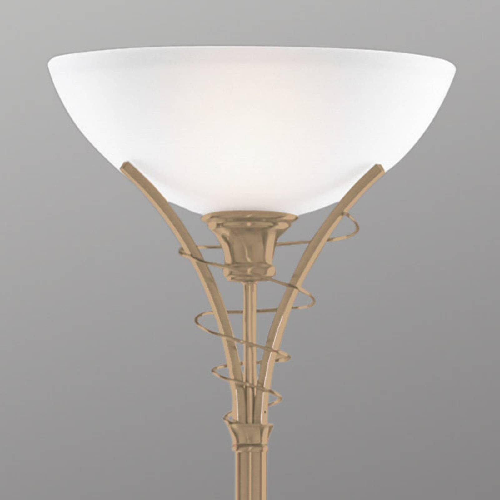 Zeitlose Stehleuchte Lineas altmessing Zeitlose Stehleuchte Lineas altmessing von Searchlight