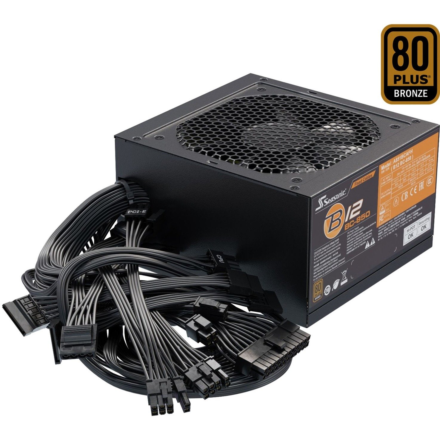 B12 BC-850 850W, PC-Netzteil B12 BC-850 850W, PC-Netzteil von Seasonic