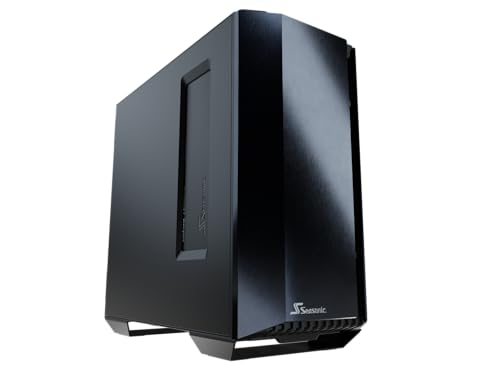 Seasonic Gaming PC-Gehäuse - Syncro Q704 - ATX ITX Mid-Tower Modding Gehäuse für Gaming-Computer inkl. DPC-850 Platin Netzteil, 850 Watt, effiziente Kühlung, Schwarz, SYNCRO-Q704-DPC-850 von Seasonic