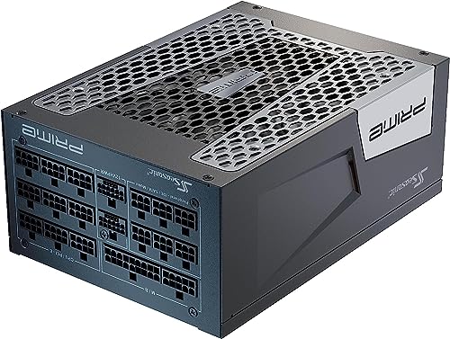 Seasonic Prime ATX3.0 PX-1600, 1600 W 80+ Platin, voll modular, Lüftersteuerung im Lüftermodus, leise und kühlend, perfekte Stromversorgung für Spiele, SSR-1600PD2. Seasonic Prime ATX3.0 PX-1600, 1600 W 80+ Platin, voll modular, Lüftersteuerung im Lüftermodus, leise und kühlend, perfekte Stromversorgung für Spiele, SSR-1600PD2. von Seasonic