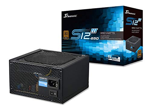 Seasonic S12III 650 - Non-Modular PC Power Supply - 80 Plus Bronze - 650 Watts Seasonic S12III 650 - Non-Modular PC Power Supply - 80 Plus Bronze - 650 Watts von Seasonic