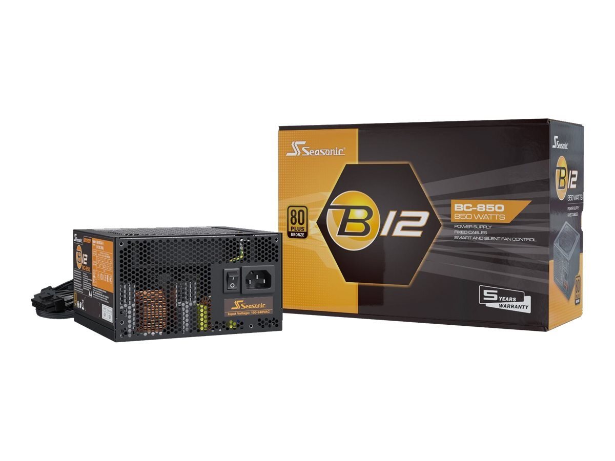 Seasonic SEASONIC Netzteil 850W B12 BC-850 (80+Bronze) PC-Netzteil von Seasonic