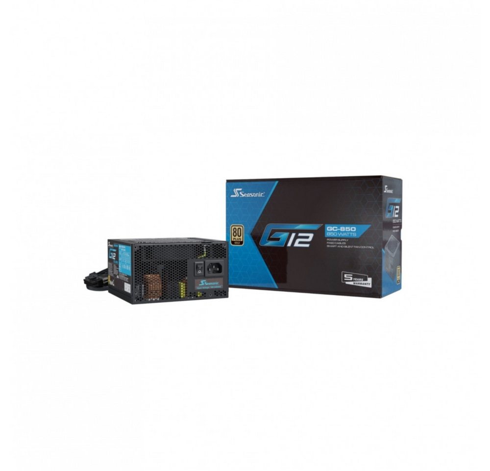 Seasonic Seasonic G12 GM-850, 850 Watt Netzteil für starke PCs. PC-Netzteil (80 PLUS Gold-Zertifizierung) von Seasonic