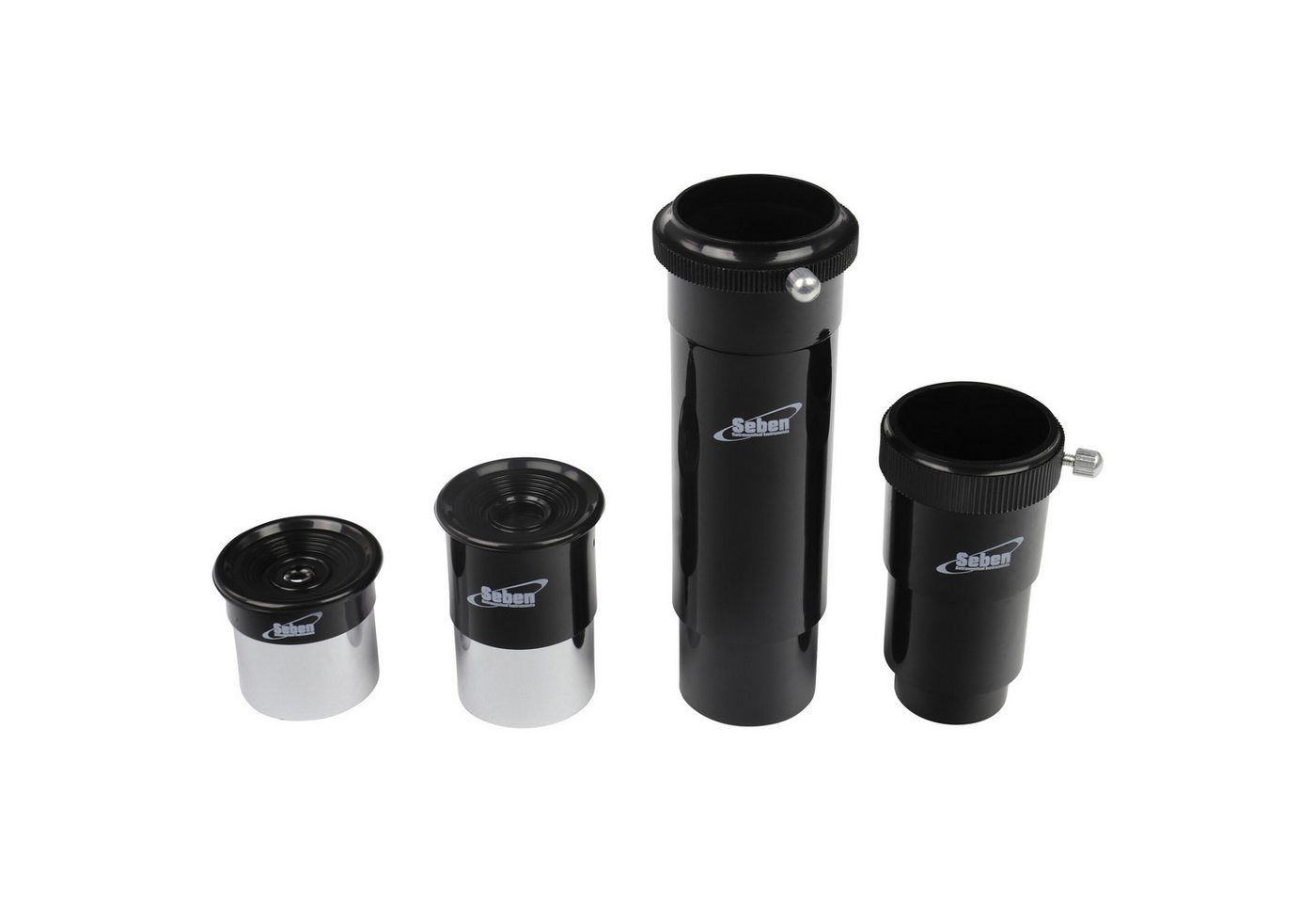 Seben Teleskop Seben Okular 4mm + 20mm + Umkehrlinse + Barlowlinse 1,25" OS2 Seben Teleskop Seben Okular 4mm + 20mm + Umkehrlinse + Barlowlinse 1,25" OS2 von Seben