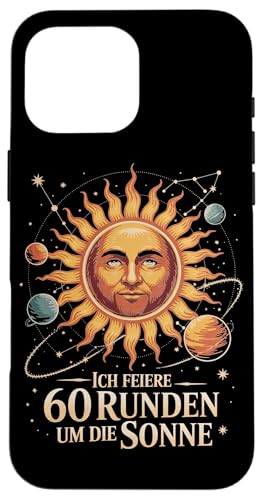Ich Feiere 60 Runden Um Die Sonne Sechzig 60 Geburtstag Hülle für iPhone 16 Pro Max Ich Feiere 60 Runden Um Die Sonne Sechzig 60 Geburtstag Hülle für iPhone 16 Pro Max von Sechzig 60 Geburtstag Ich Feiere 60 Runden Um Die