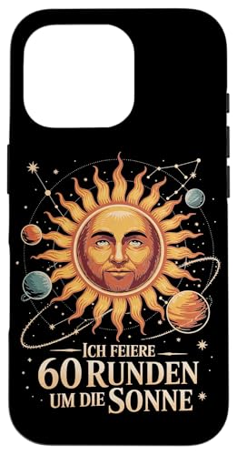 Ich Feiere 60 Runden Um Die Sonne Sechzig 60 Geburtstag Hülle für iPhone 16 Pro Ich Feiere 60 Runden Um Die Sonne Sechzig 60 Geburtstag Hülle für iPhone 16 Pro von Sechzig 60 Geburtstag Ich Feiere 60 Runden Um Die