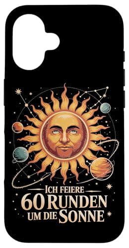 Ich Feiere 60 Runden Um Die Sonne Sechzig 60 Geburtstag Hülle für iPhone 16 Ich Feiere 60 Runden Um Die Sonne Sechzig 60 Geburtstag Hülle für iPhone 16 von Sechzig 60 Geburtstag Ich Feiere 60 Runden Um Die