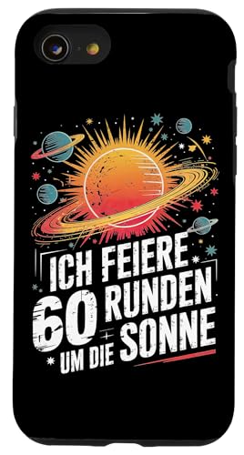 Ich Feiere 60 Runden Um Die Sonne Sechzig 60 Geburtstag Hülle für iPhone SE (2020) / 7 / 8 von Sechzig 60 Geburtstag Ich Feiere 60 Runden Um Die