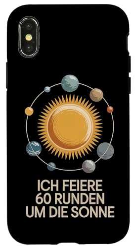 Ich Feiere 60 Runden Um Die Sonne Sechzig 60 Geburtstag Hülle für iPhone X/XS Ich Feiere 60 Runden Um Die Sonne Sechzig 60 Geburtstag Hülle für iPhone X/XS von Sechzig 60 Geburtstag Ich Feiere 60 Runden Um Die