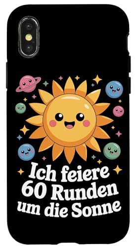 Ich Feiere 60 Runden Um Die Sonne Sechzig 60 Geburtstag Hülle für iPhone X/XS Ich Feiere 60 Runden Um Die Sonne Sechzig 60 Geburtstag Hülle für iPhone X/XS von Sechzig 60 Geburtstag Ich Feiere 60 Runden Um Die