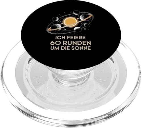 Ich Feiere 60 Runden Um Die Sonne Sechzig 60 Geburtstag PopSockets PopGrip für MagSafe Ich Feiere 60 Runden Um Die Sonne Sechzig 60 Geburtstag PopSockets PopGrip für MagSafe von Sechzig 60 Geburtstag Ich Feiere 60 Runden Um Die