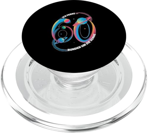 Ich Feiere 60 Runden Um Die Sonne Sechzig 60 Geburtstag PopSockets PopGrip für MagSafe Ich Feiere 60 Runden Um Die Sonne Sechzig 60 Geburtstag PopSockets PopGrip für MagSafe von Sechzig 60 Geburtstag Ich Feiere 60 Runden Um Die