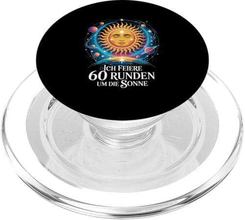 Ich Feiere 60 Runden Um Die Sonne Sechzig 60 Geburtstag PopSockets PopGrip für MagSafe Ich Feiere 60 Runden Um Die Sonne Sechzig 60 Geburtstag PopSockets PopGrip für MagSafe von Sechzig 60 Geburtstag Ich Feiere 60 Runden Um Die