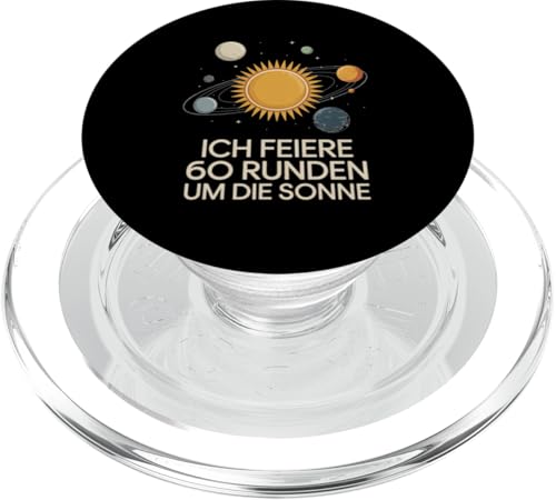 Ich Feiere 60 Runden Um Die Sonne Sechzig 60 Geburtstag PopSockets PopGrip für MagSafe Ich Feiere 60 Runden Um Die Sonne Sechzig 60 Geburtstag PopSockets PopGrip für MagSafe von Sechzig 60 Geburtstag Ich Feiere 60 Runden Um Die