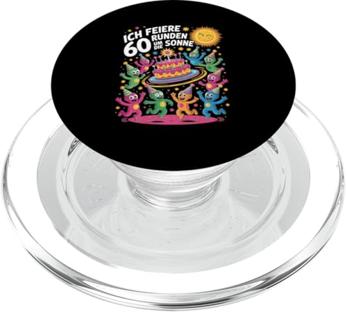 Ich Feiere 60 Runden Um Die Sonne Sechzig 60 Geburtstag PopSockets PopGrip für MagSafe Ich Feiere 60 Runden Um Die Sonne Sechzig 60 Geburtstag PopSockets PopGrip für MagSafe von Sechzig 60 Geburtstag Ich Feiere 60 Runden Um Die