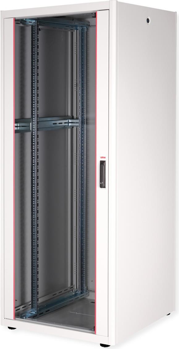 ROLINE 19 Zoll Netzwerkschrank Basic 42 800x800 BxT Glastür grau (26.21.0047) von ROLINE