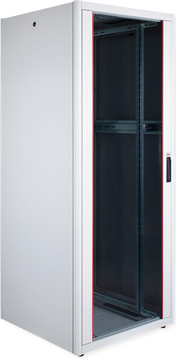 ROLINE 19 Zoll Netzwerkschrank Pro 42 HE 800x800 BxT Glastür grau (26.21.0066) von ROLINE