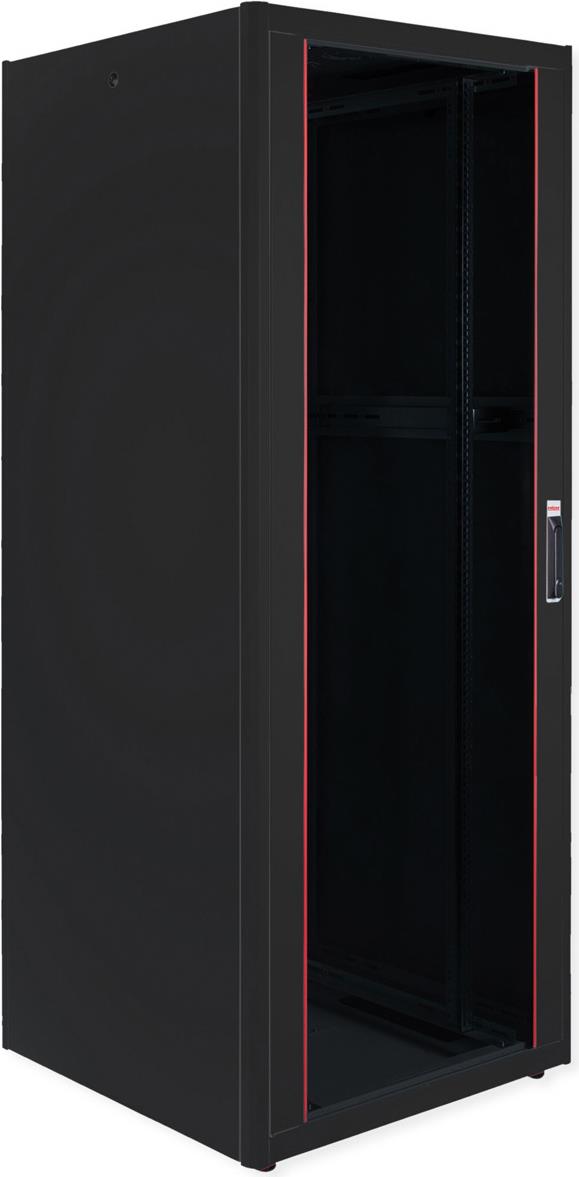 ROLINE 19 Zoll Netzwerkschrank Pro 42 HE 800x800 BxT Glastür schwarz (26.21.0235) von ROLINE