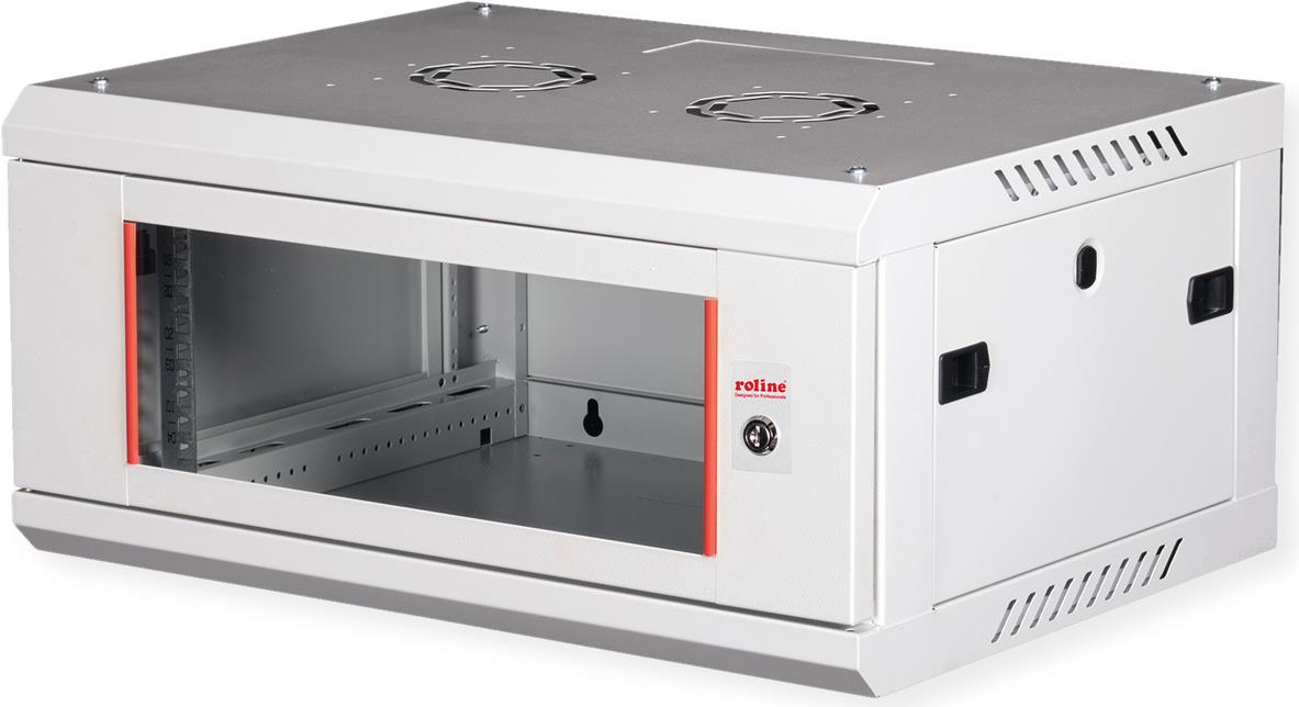 ROLINE 19 Zoll Wandgehäuse Basic Plus 600x450 BxT grau - Wandgehäuse (26.21.0122) von ROLINE