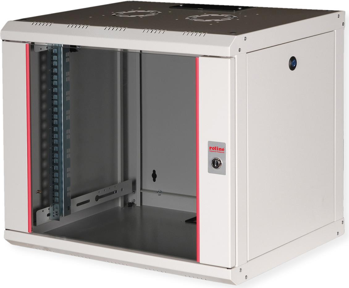 ROLINE 19 Zoll Wandgehäuse Pro 9 HE 450x600 BxT grau - Wandgehäuse (26.21.0002) von ROLINE