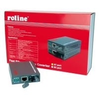 ROLINE Fast Ethernet Konverter RJ-45 / ST, Loop-back (21.13.1070) von ROLINE