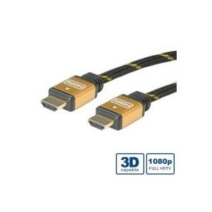 ROLINE Gold HDMI HighSpeed Kabel mit Ethernet, ST-ST 20m (11.04.5510) von Secomp