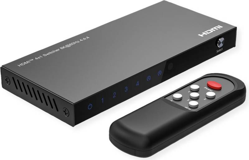 ROLINE HDMI Switch 8K60Hz 4fach mit IR (14.01.3587) von ROLINE