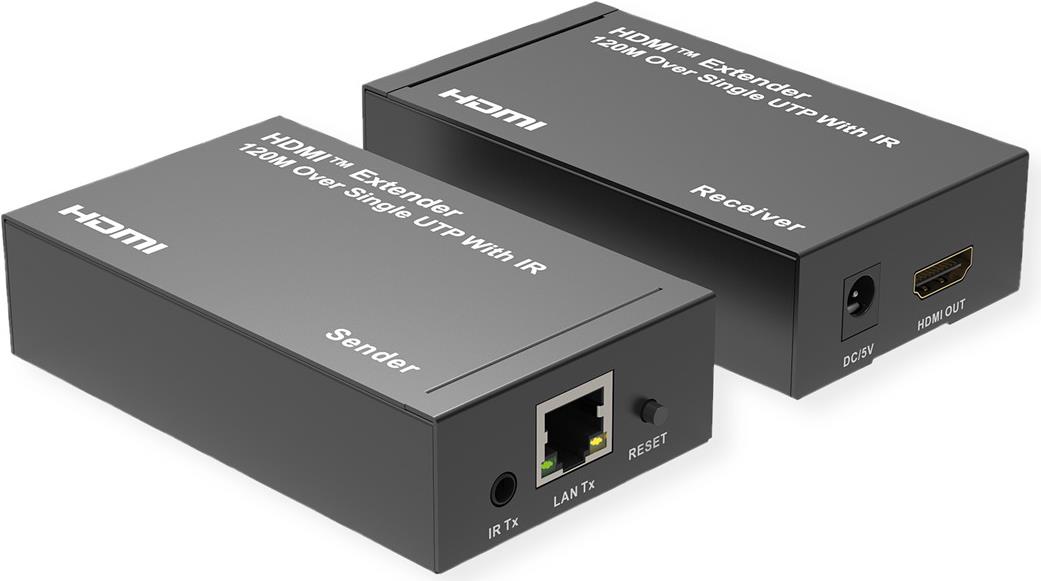 ROLINE HDMI-Verlängerung via IP 1080P 120m mit IR - Digital/Display/Video (14.01.3641) von ROLINE