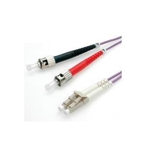 ROLINE LWL-Kabel 50/125µm OM4, LC/ST, violett 5m (21.15.8775) von ROLINE