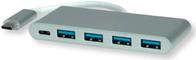ROLINE USB3.2 Gen1 Hub 4x A TypC USB-Kabel mit PD (14.02.5061) von ROLINE