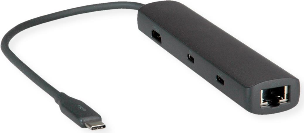 ROLINE USB4-C Dock HDMI+2.5GbE+ 2xA+1xC+1xC PD 40G 8K - Digital/Daten - Digital/Display/Video (12.02.1124) von ROLINE