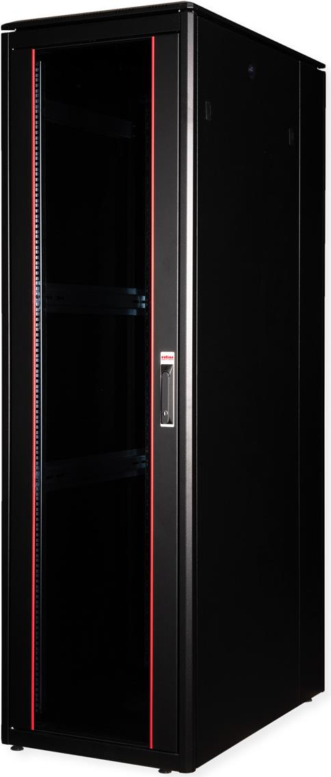 Roline Pro - Schrank Netzwerkschrank - Jet Black, RAL 9005 - 42HE - 48.3 cm (19) (26.21.0230) von ROLINE