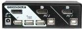 Secomp ROLINE - KVM-/USB-Switch - USB - 2 x KVM / USB - 1 lokaler Benutzer - Desktop (14.01.3327) (B-Ware) von Secomp