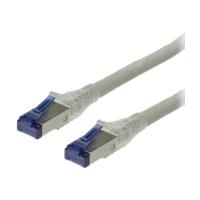 ROLINE - Patch-Kabel - RJ-45 (M) - RJ-45 (M) - 30 m - SFTP, PiMF - CAT 6a - gepresst, Solid, glatt, halogenfrei - Grau (21.15.0876) von ROLINE