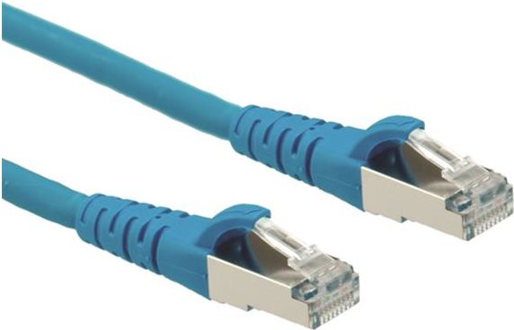 ROLINE - Patch-Kabel - RJ-45 (M) bis RJ-45 (M) - 20 m - SFTP, PiMF - CAT 6a - Blau (21.15.2849) von ROLINE