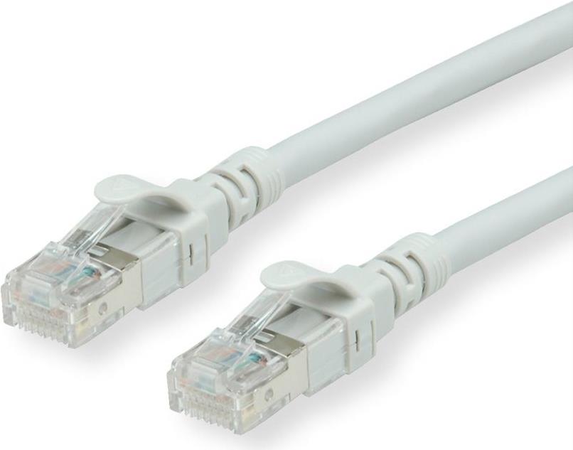 ROLINE - Patch-Kabel - RJ-45 (M) bis RJ-45 (M) - 20 m - UTP - CAT 6 - halogenfrei, geformt, verseilt - Grau (21.15.2509) von ROLINE