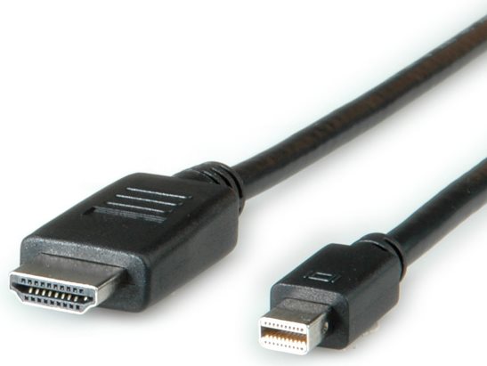 ROLINE MiniDP Kabel,MiniDP-HDTV,ST/ST,2m (11.04.5791) von ROLINE